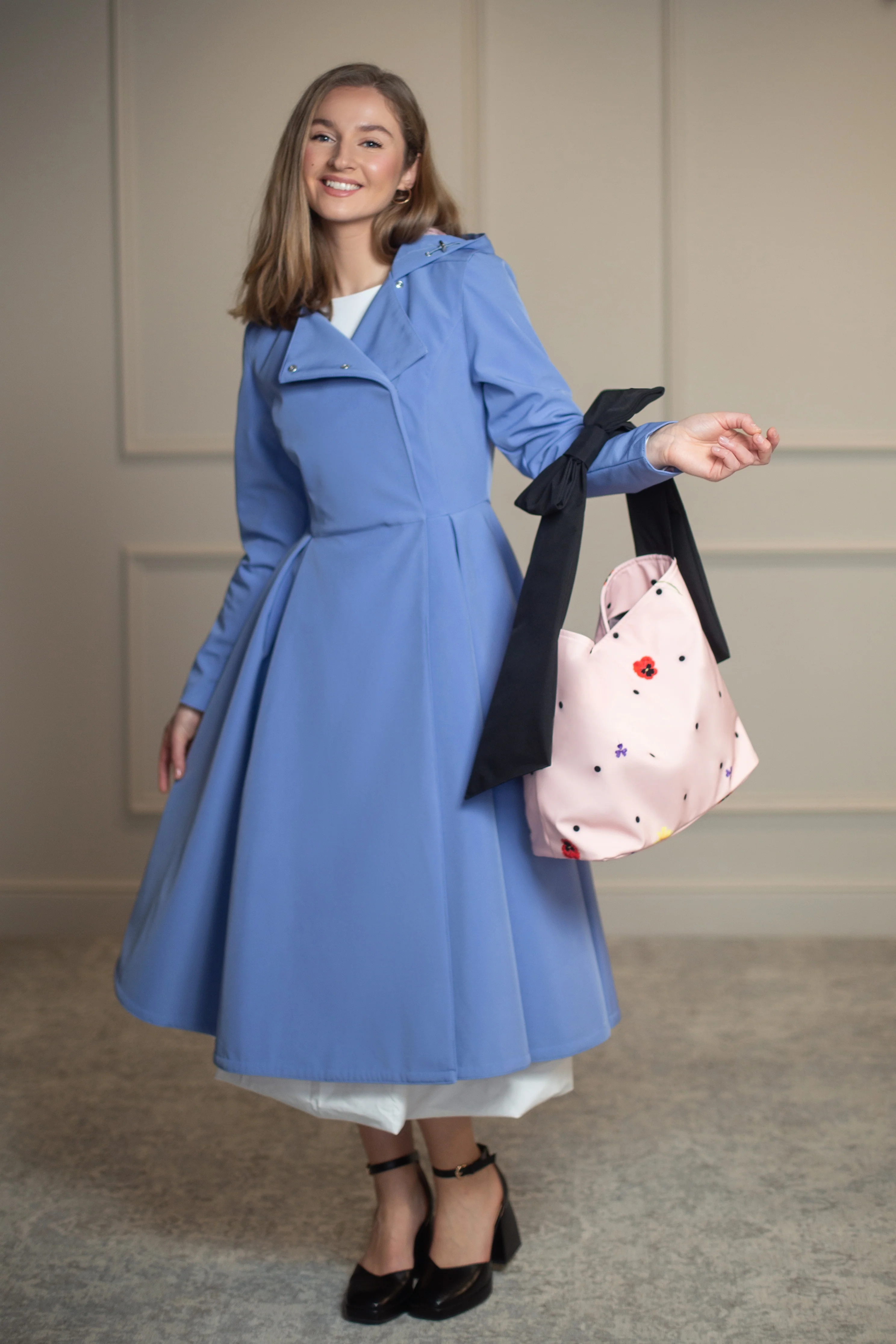 Bow Tote Bag | Pink Blossom - Image 4